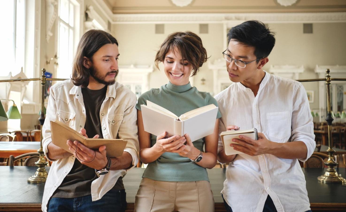 Financial documents spread on table with coffee
